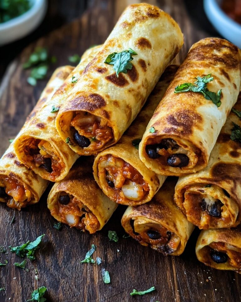 Easy Black Bean Taquitos for a Quick Snack Recipe