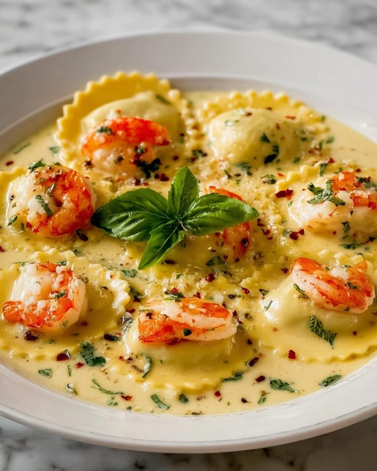 Lobster Ravioli in Lemon Butter Sauce Recipe