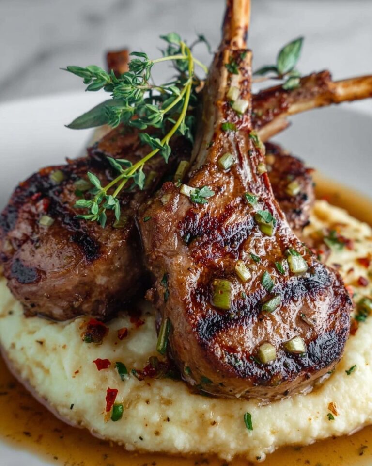 Honey Garlic Butter Lamb Cutlets Recipe