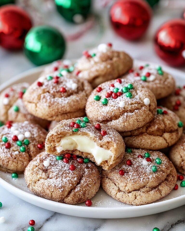 Christmas Cheesecake Snickerdoodles Recipe