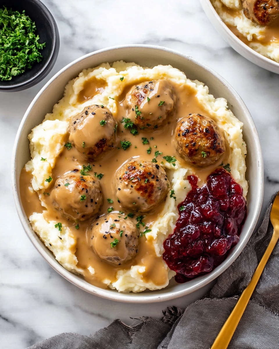 Chicken Swedish Meatballs Recipe - Recipe Image