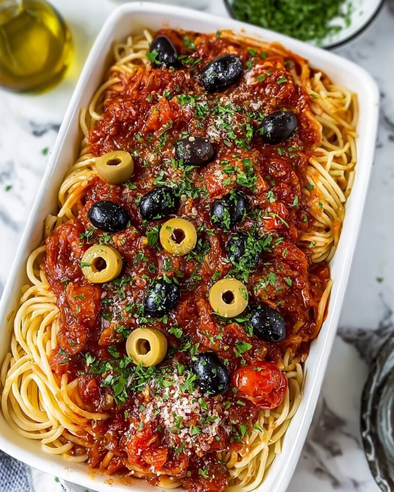 Homemade Puttanesca Pasta Bake Recipe