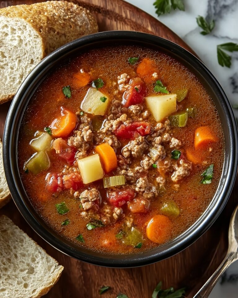 Delicious Hamburger Soup Recipe