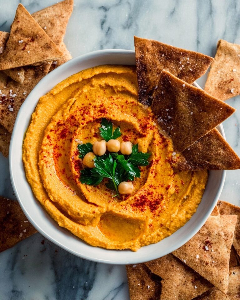 Roasted Red Pepper and Sriracha Hummus Recipe