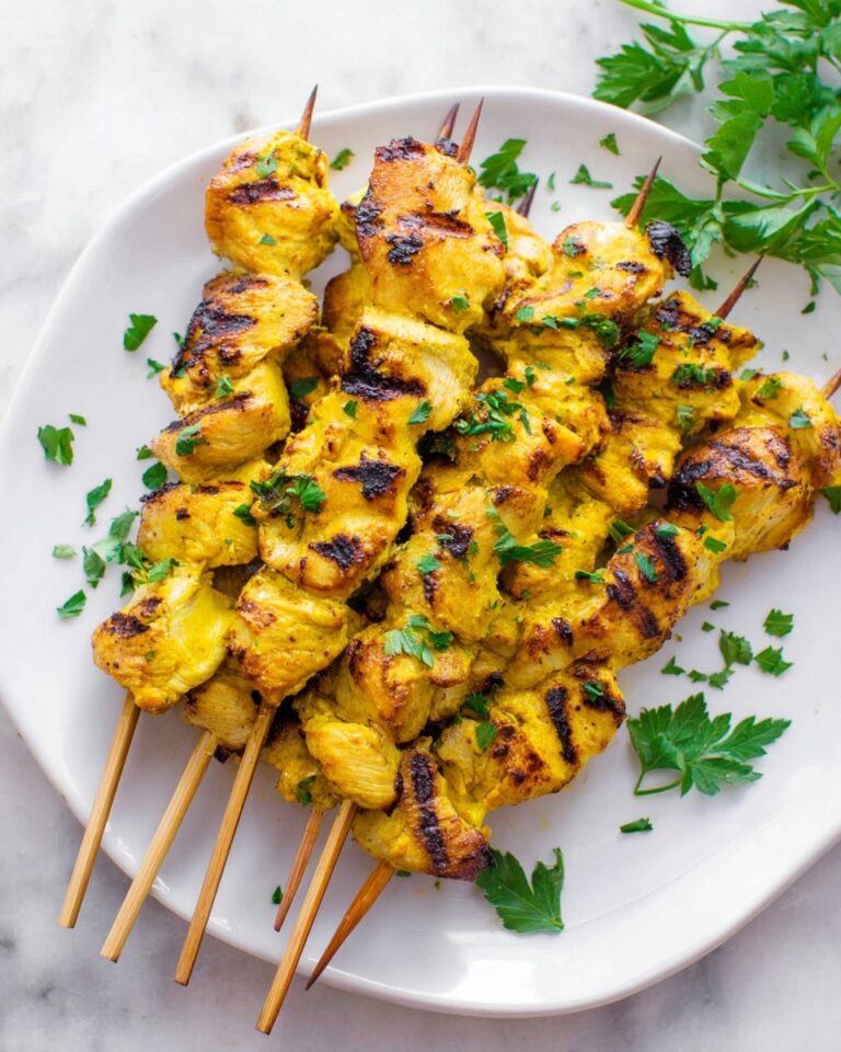 Grilled Honey Mustard Chicken Skewers Recipe
