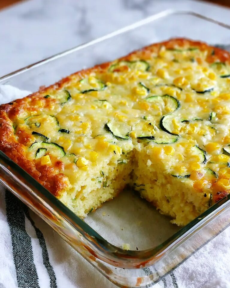 Zucchini Cornbread Casserole Recipe