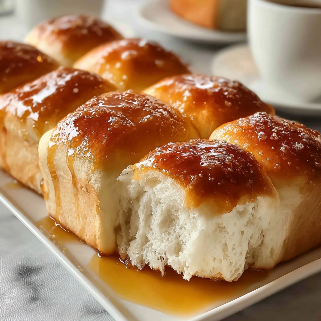 Sweet Condensed Milk Bread Recipe - Recipe Image