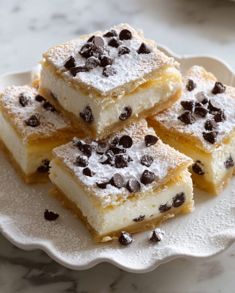 Classic Cannoli Squares Recipe