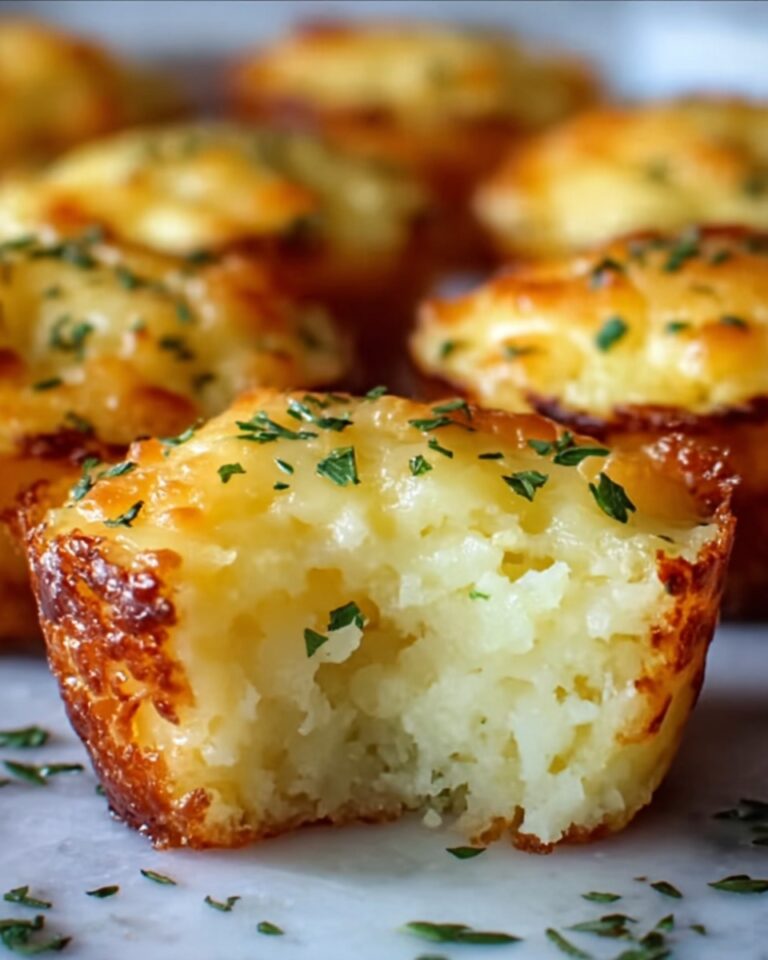 Cheesy Mashed Potato Muffins Recipe