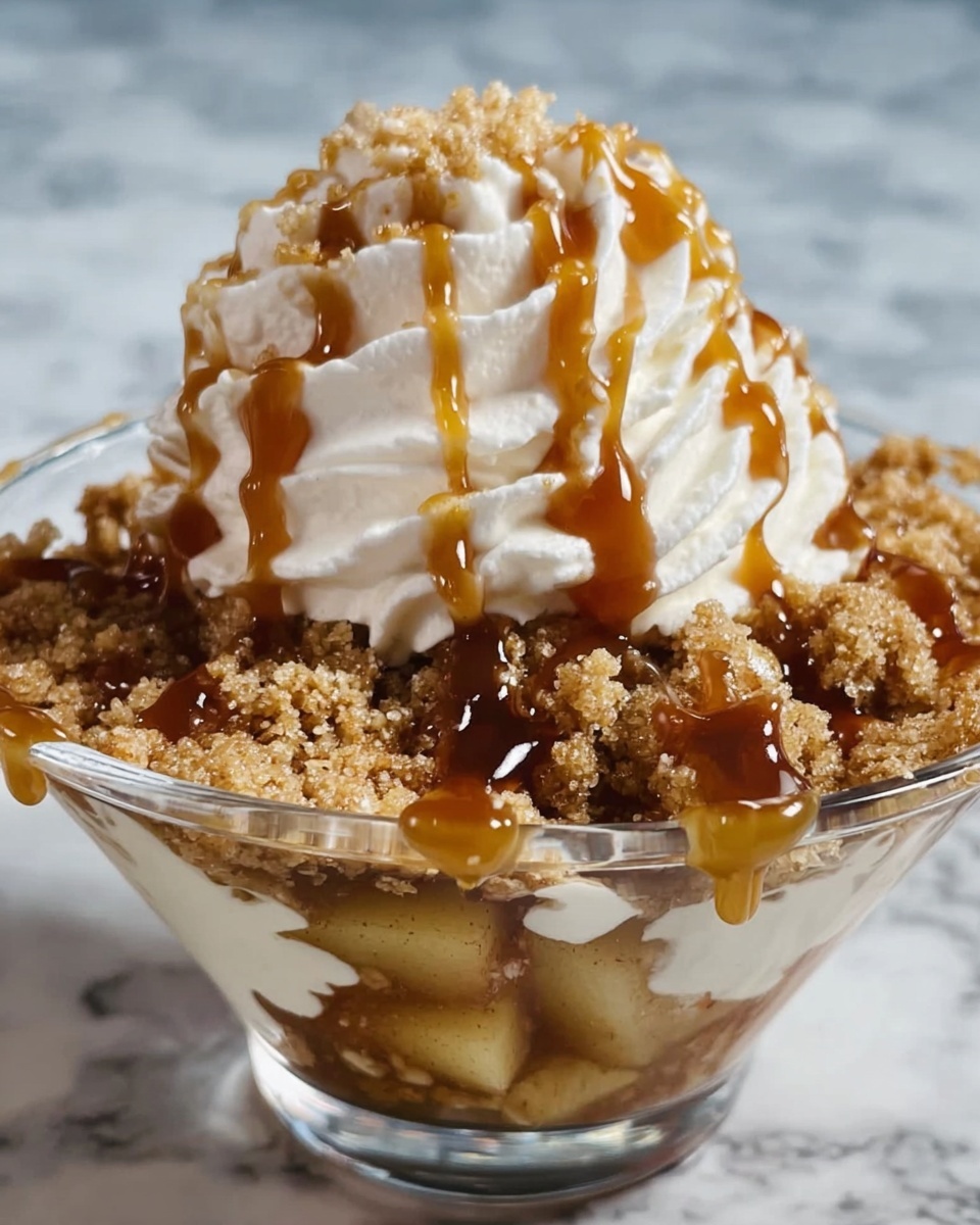 Caramel Apple Crisp Recipe - Recipe Image