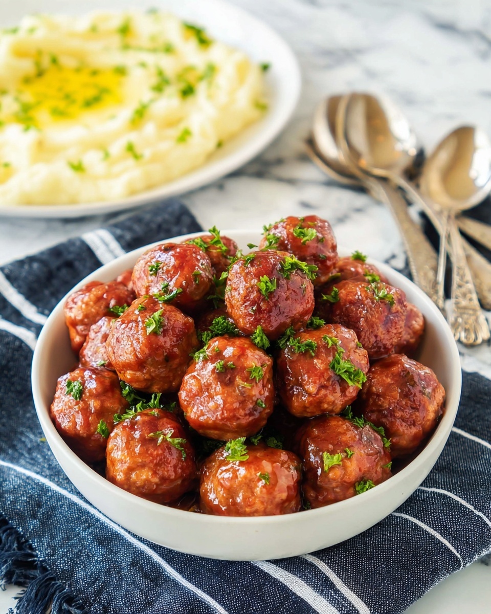 Crockpot Cranberry Meatballs Recipe - Recipe Image