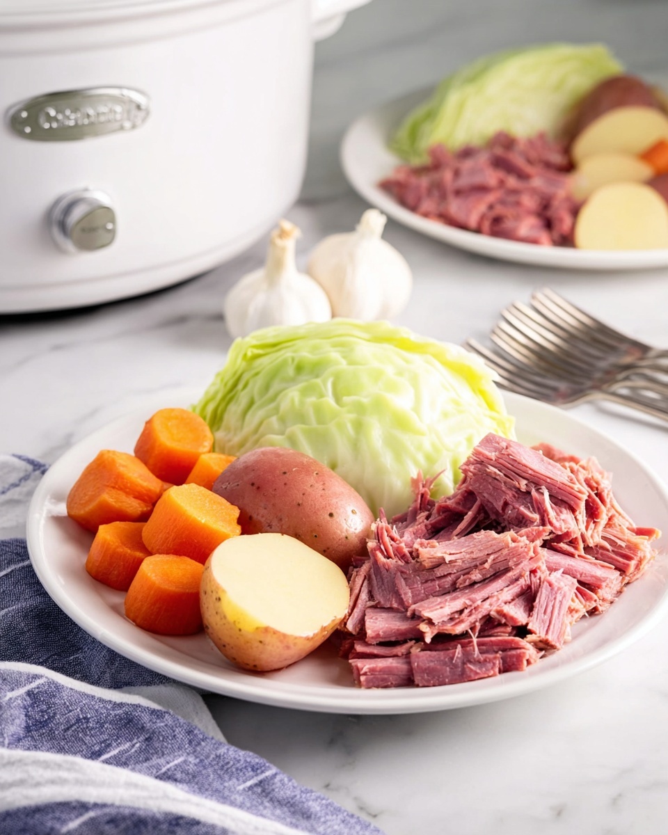 Crockpot Corned Beef and Cabbage Recipe - Recipe Image