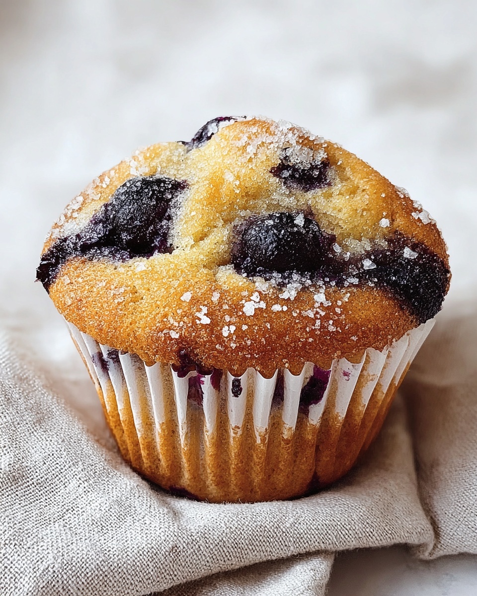 Easy Homemade Blueberry Muffins Recipe - Recipe Image