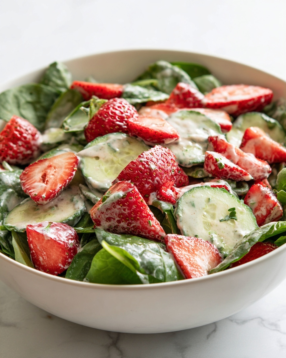 Easy Strawberry Spinach Salad Recipe - Recipe Image