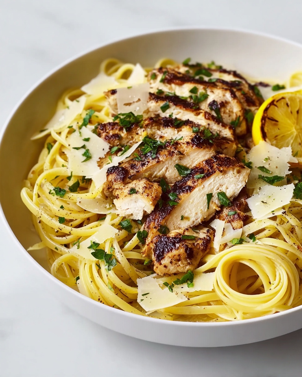 Fresh Lemon Chicken Pasta Recipe - Recipe Image