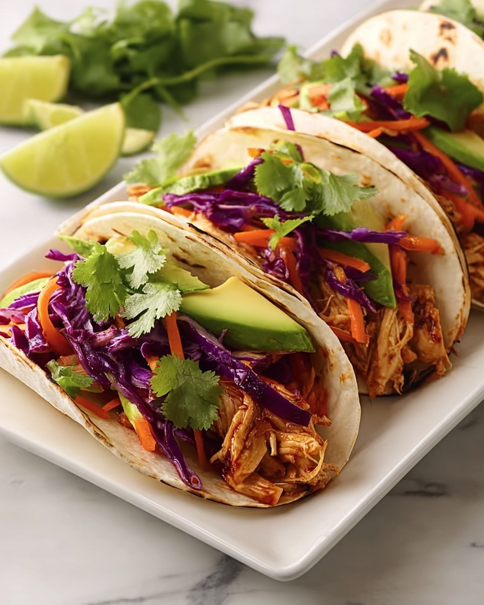 Simple Leftover Asian Chicken Wraps Recipe - Recipe Image