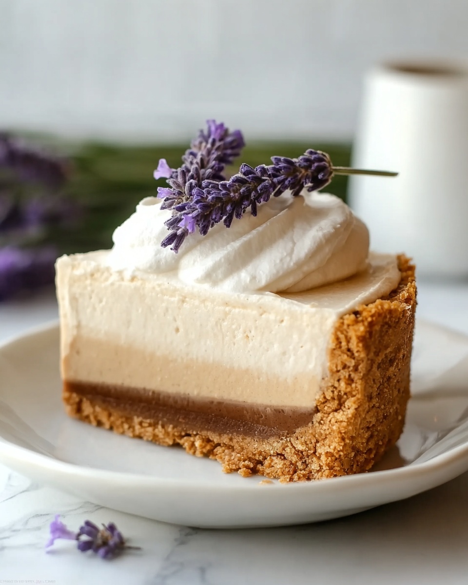 Simple Lavender Cheesecake Recipe - Recipe Image