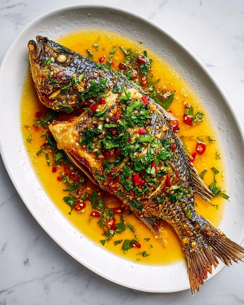 Steamed Fish with Lime Sauce Recipe - Recipe Image