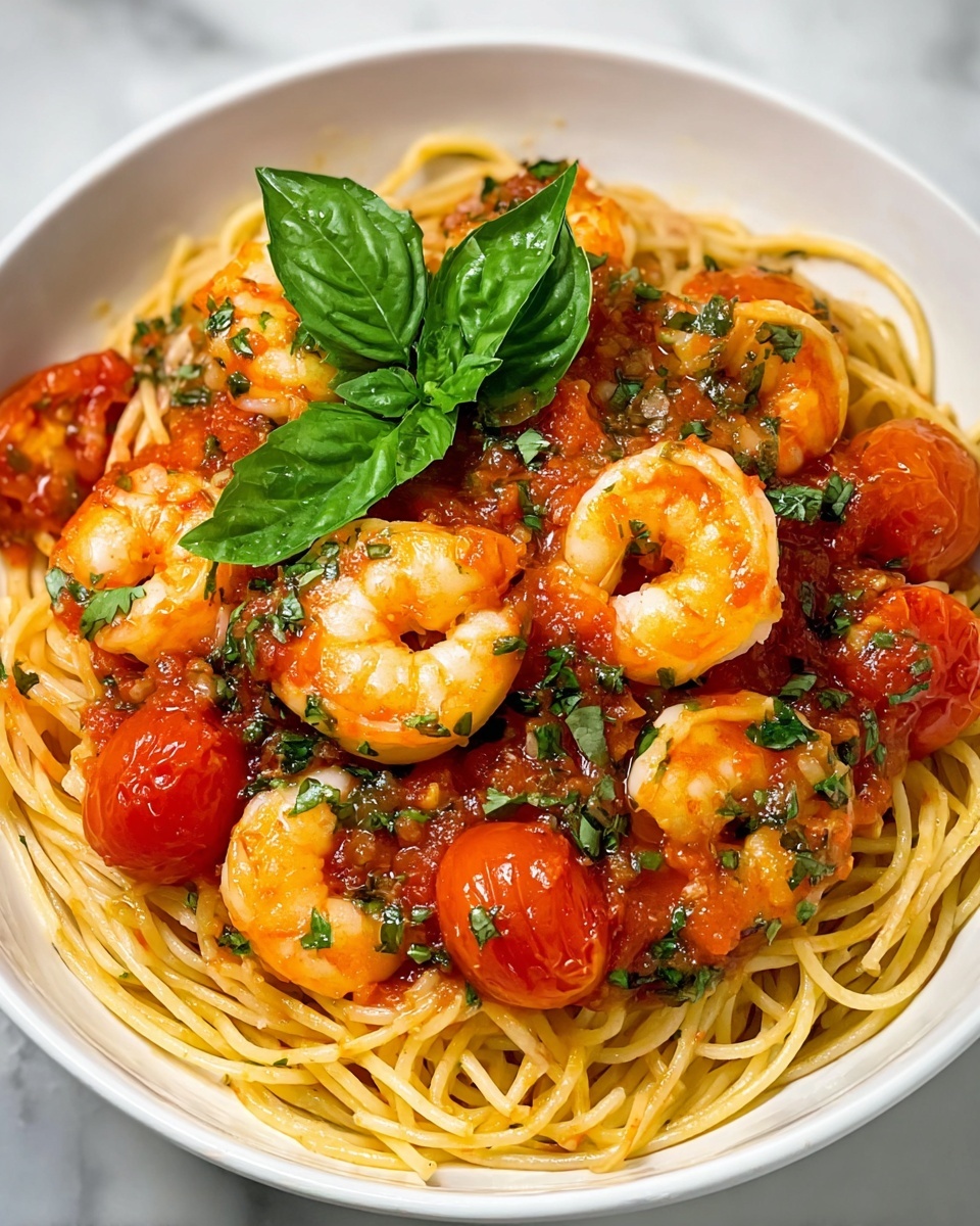 Spicy Tomato and Prawn Pasta Recipe - Recipe Image