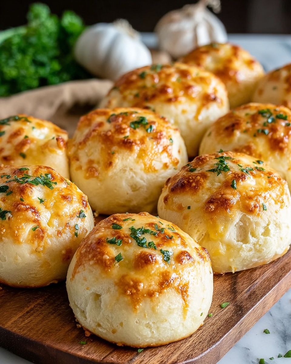 Easy Garlic Cheese Bombs Recipe - Recipe Image