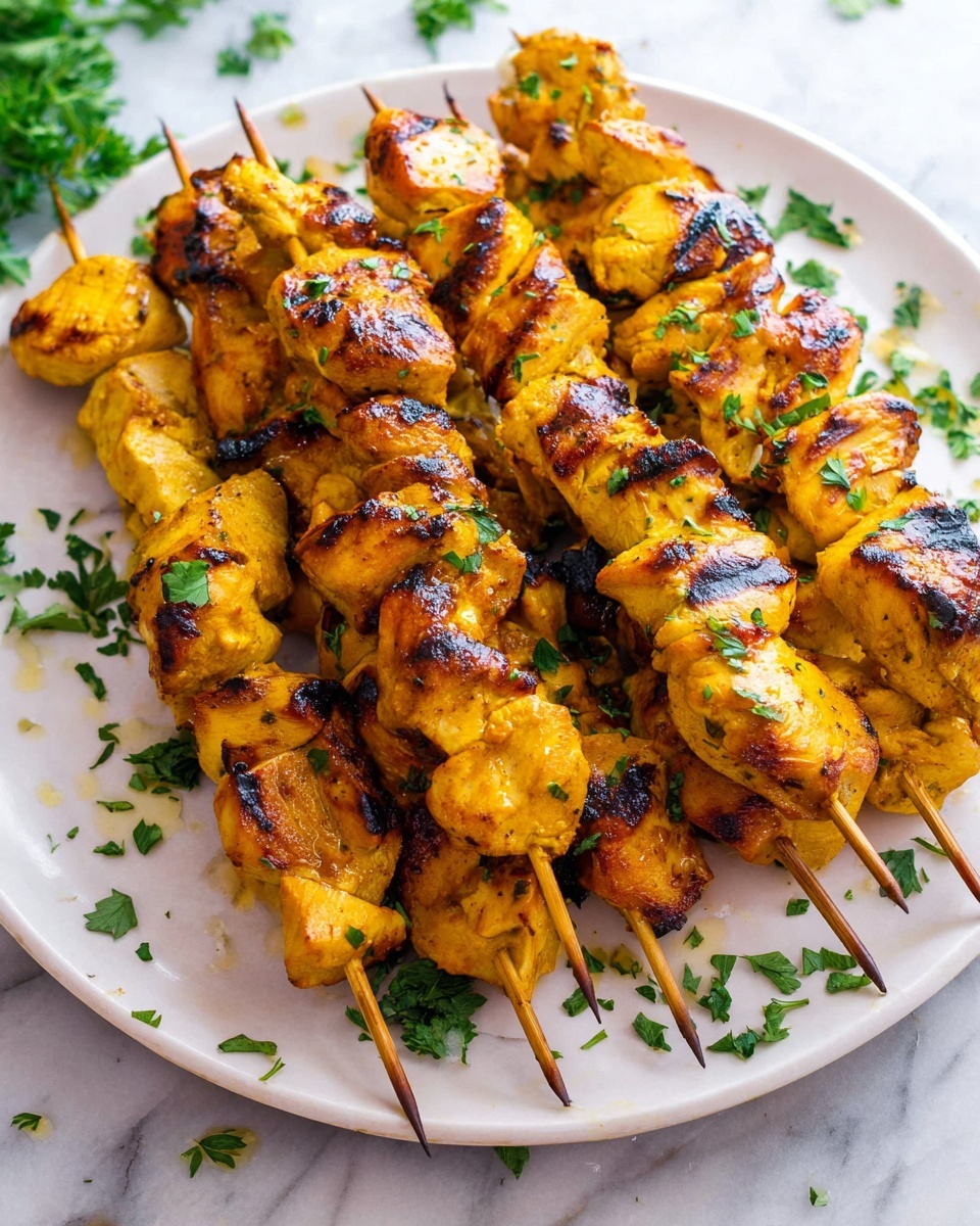 Grilled Honey Mustard Chicken Skewers Recipe - Recipe Image