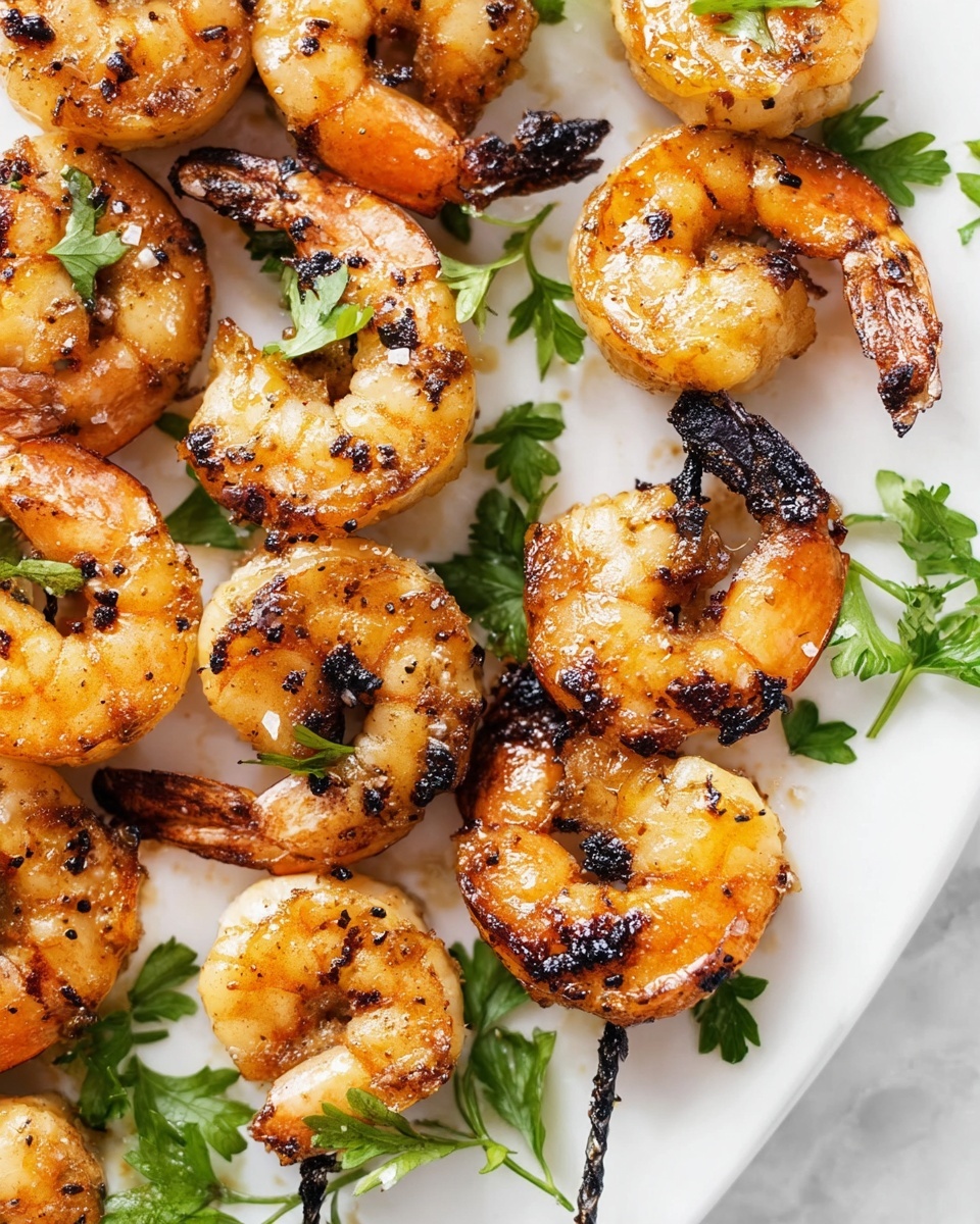 Grilled Honey Garlic Shrimp Recipe - Recipe Image
