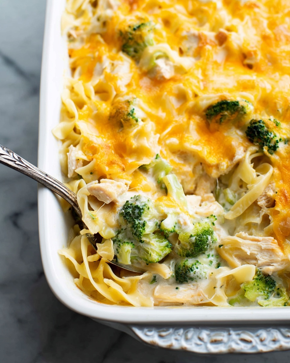 Chicken and Broccoli Noodle Casserole Recipe - Recipe Image