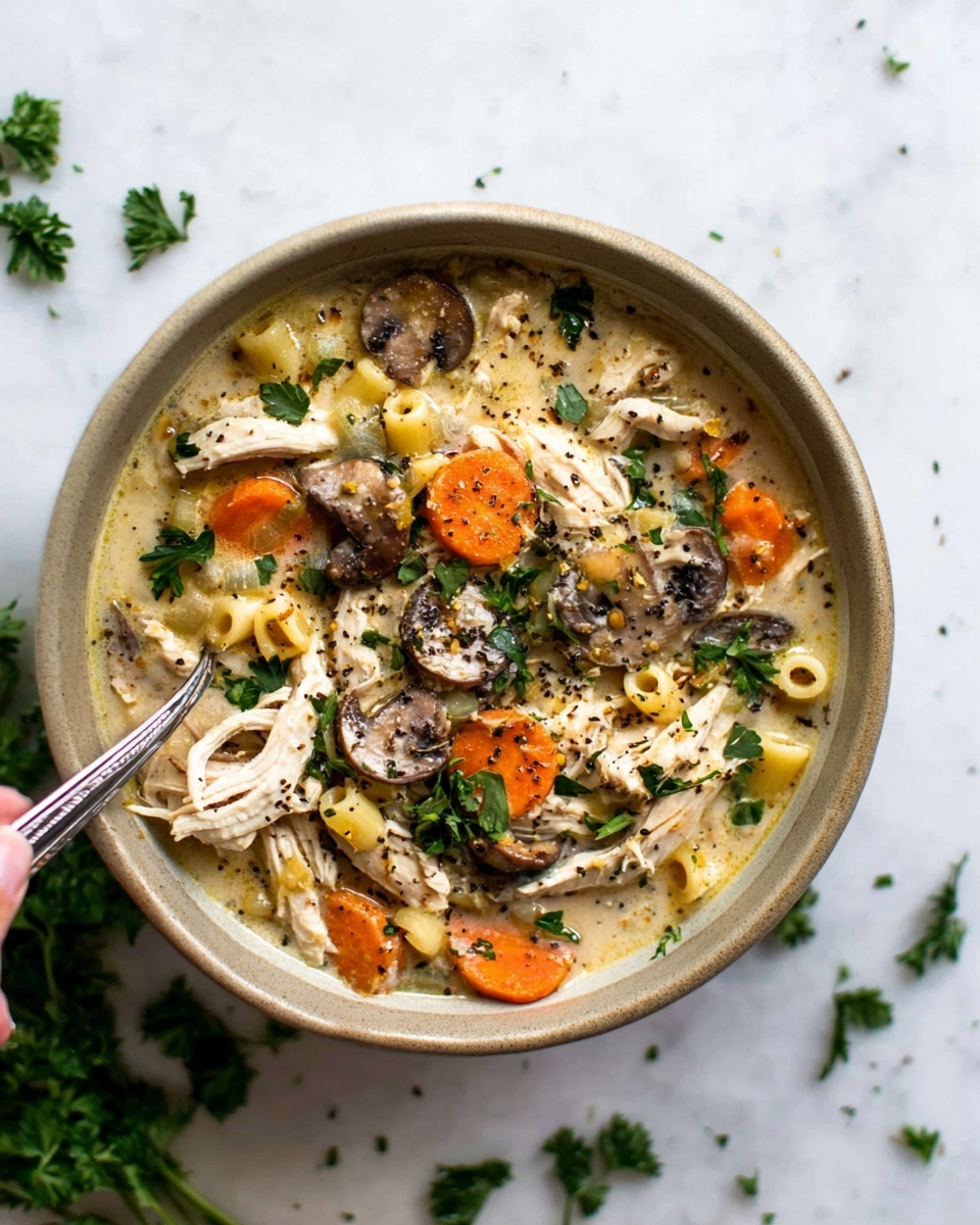 Chicken Mushroom Soup Recipe - Recipe Image