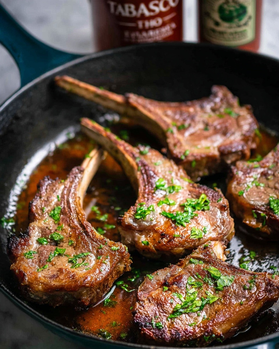Garlic and Herb Crusted Lamb Chops Recipe - Recipe Image