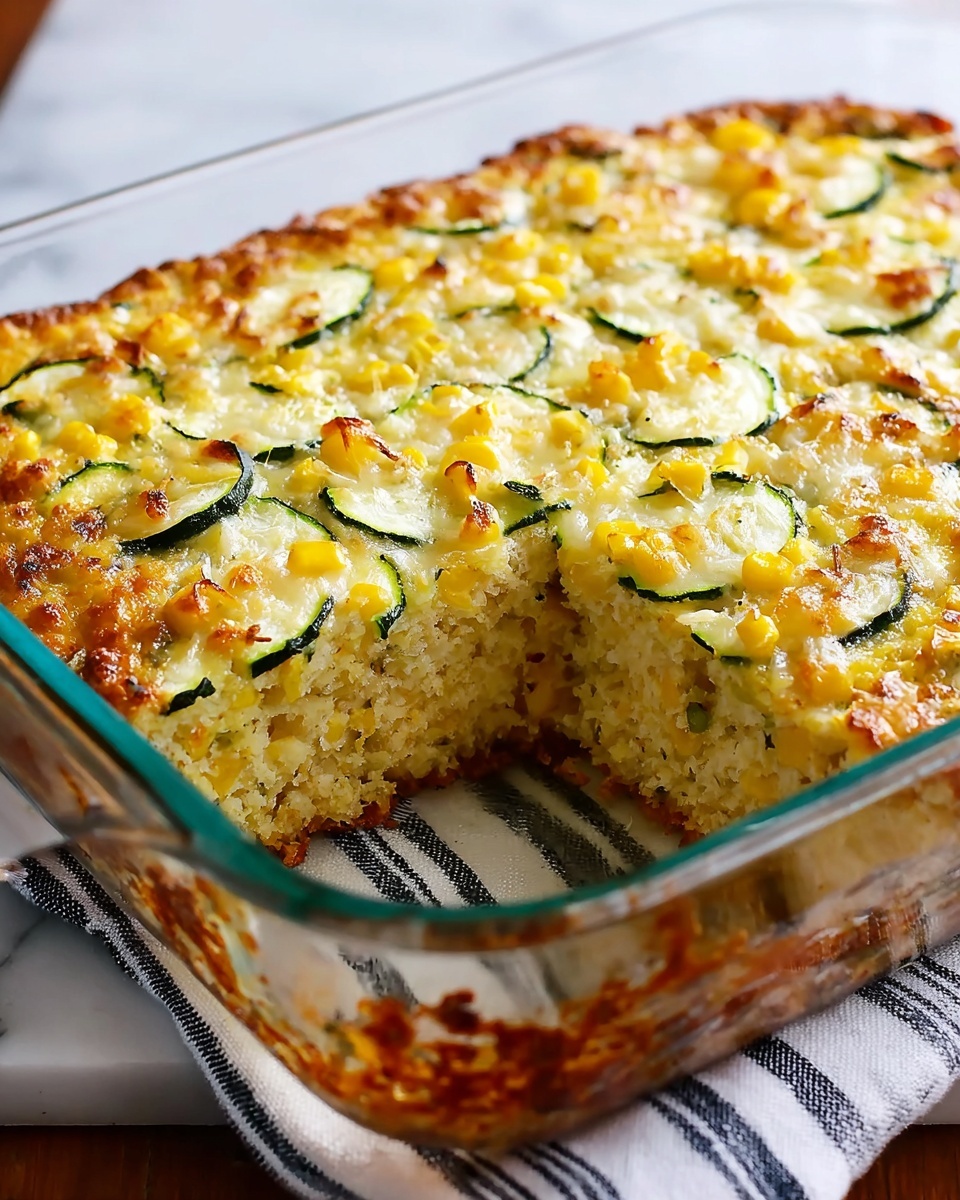 Zucchini Cornbread Casserole Recipe - Recipe Image