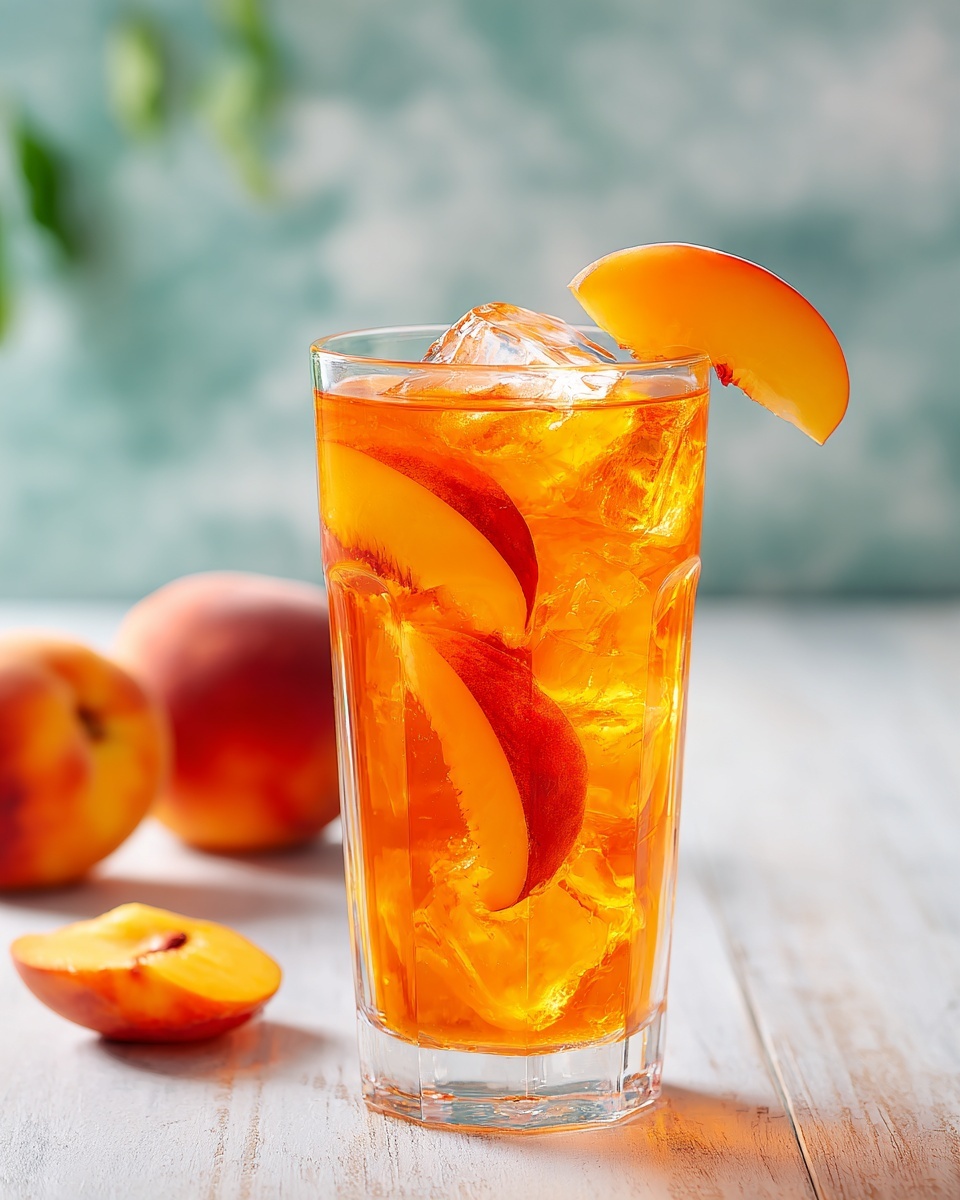 Peach Lemonade: A Refreshing Summer Drink Recipe - Recipe Image