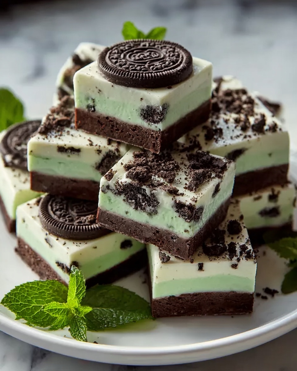 Easy and Irresistible Mint Oreo Bark You Can Make in Minutes Recipe - Recipe Image