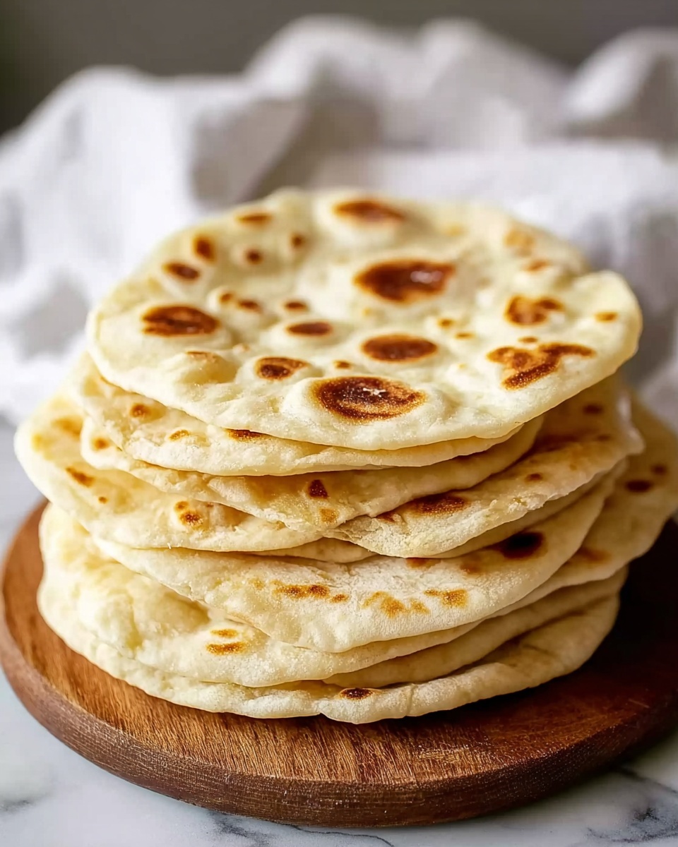 Easy Soft Flatbread (No Yeast) Recipe - Recipe Image