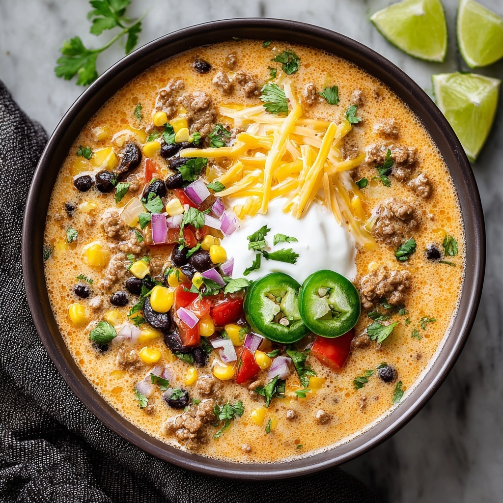 Ultimate Creamy Taco Soup Recipe - Recipe Image