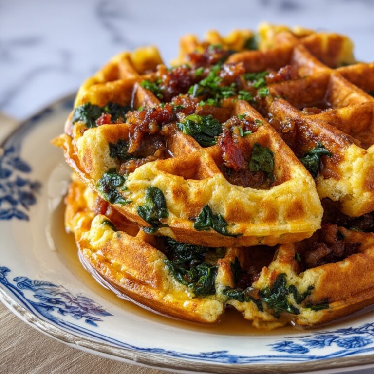Savory Cottage Cheese Waffles Recipe