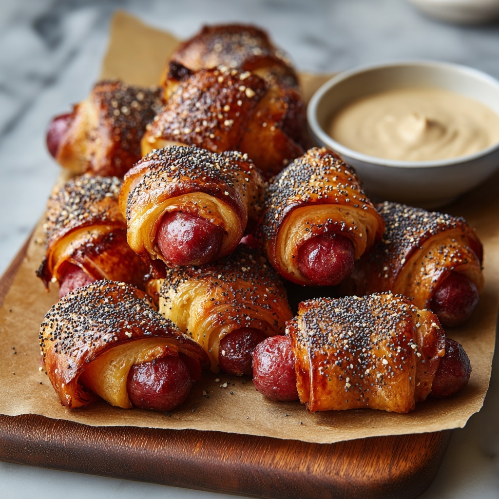 Everything Bagel Kielbasa Bites: 3-Ingredient Party Appetizer Recipe - Recipe Image