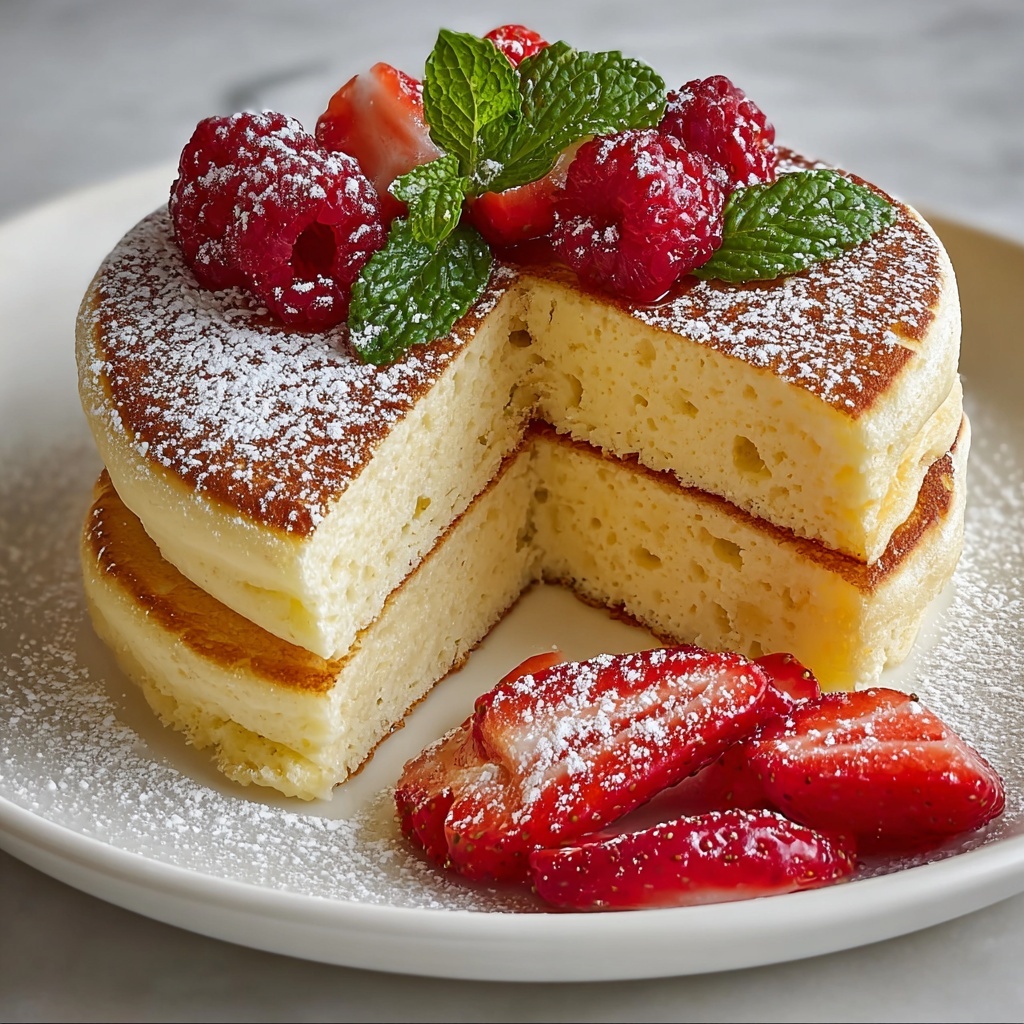 Crêpes Soufflées Japonaises Moelleuses Recipe - Recipe Image