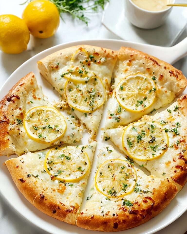 Lemon and Feta Pizza with Fresh Herbs Recipe