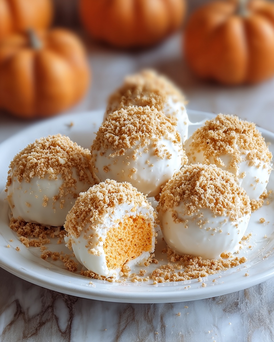 No-Bake Pumpkin Cheesecake Balls Recipe - Recipe Image