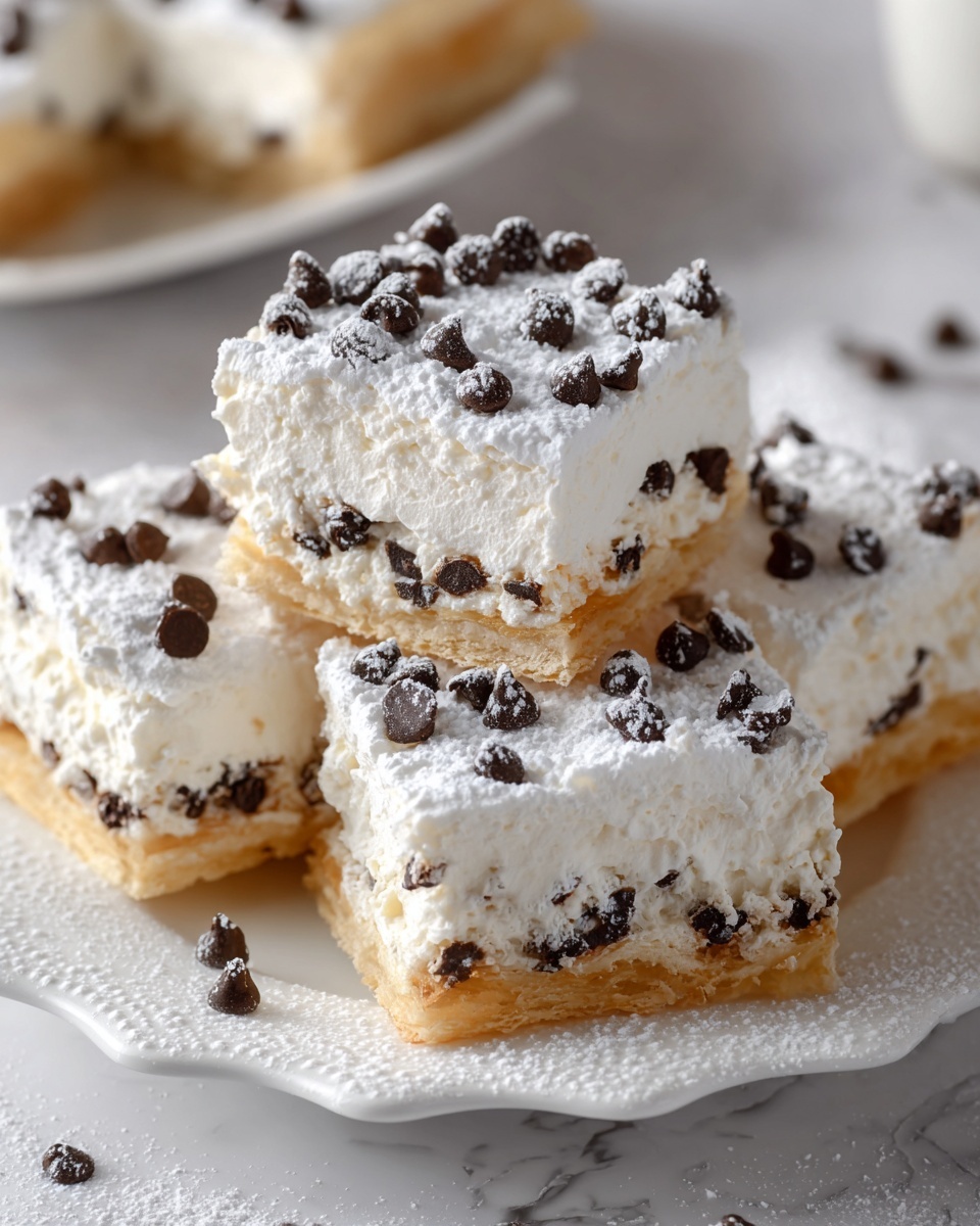 Classic Cannoli Squares Recipe - Recipe Image