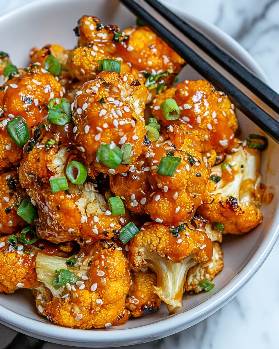 Sweet and Spicy Baked Cauliflower Recipe - Recipe Image