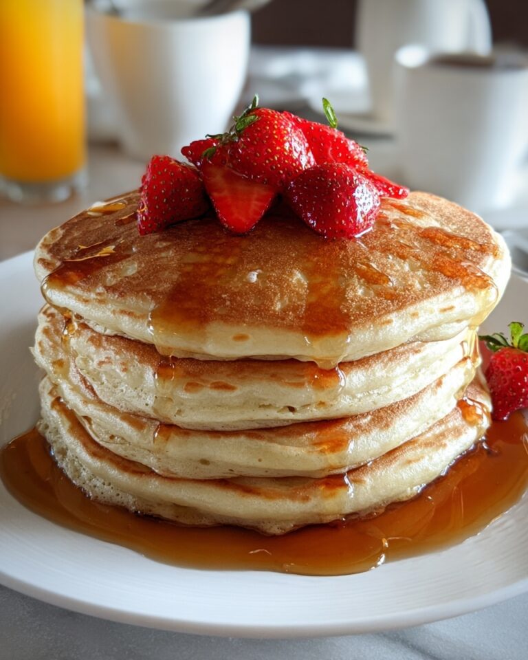 Strawberry Vanilla Pancakes Recipe