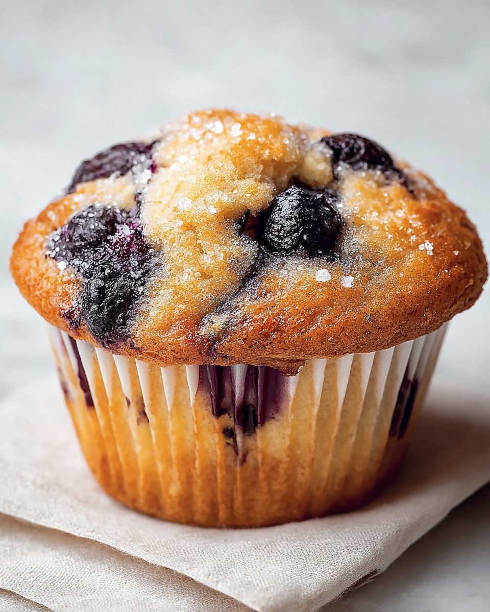 Easy Homemade Blueberry Muffins Recipe - Recipe Image