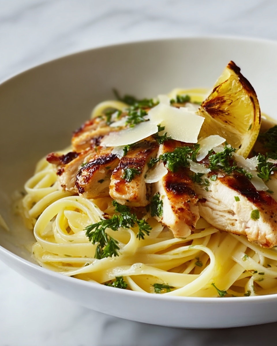 Fresh Lemon Chicken Pasta Recipe - Recipe Image