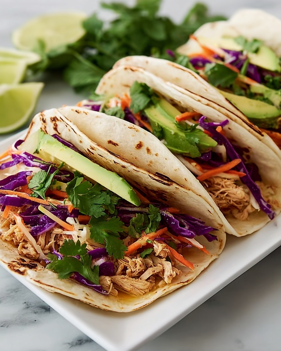 Simple Leftover Asian Chicken Wraps Recipe - Recipe Image