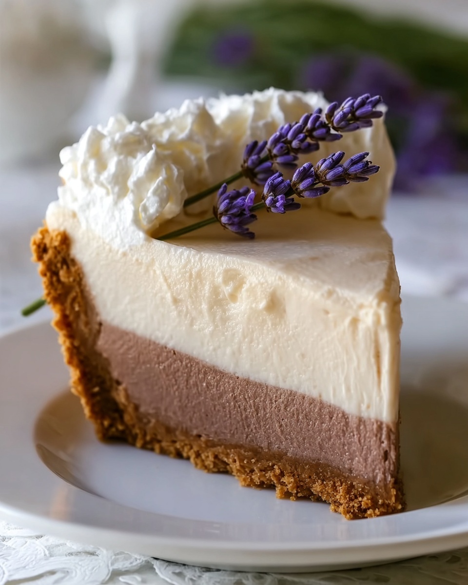 Simple Lavender Cheesecake Recipe - Recipe Image