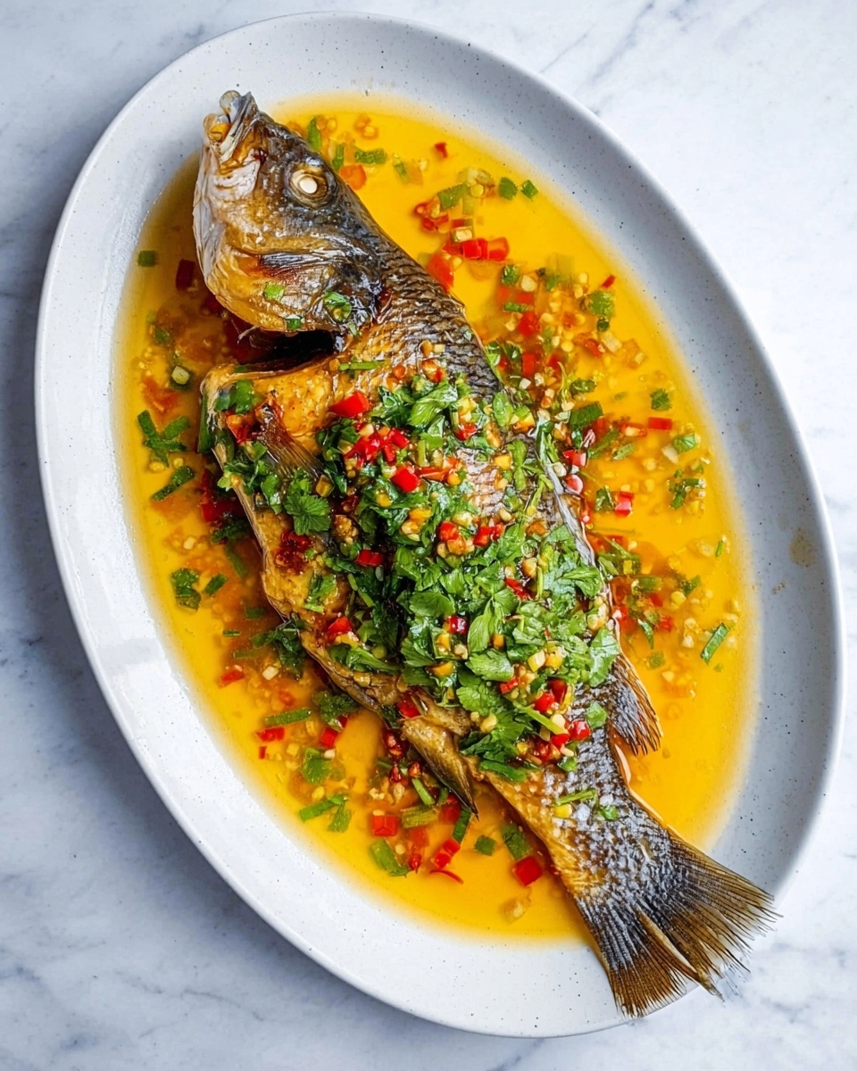 Steamed Fish with Lime Sauce Recipe - Recipe Image
