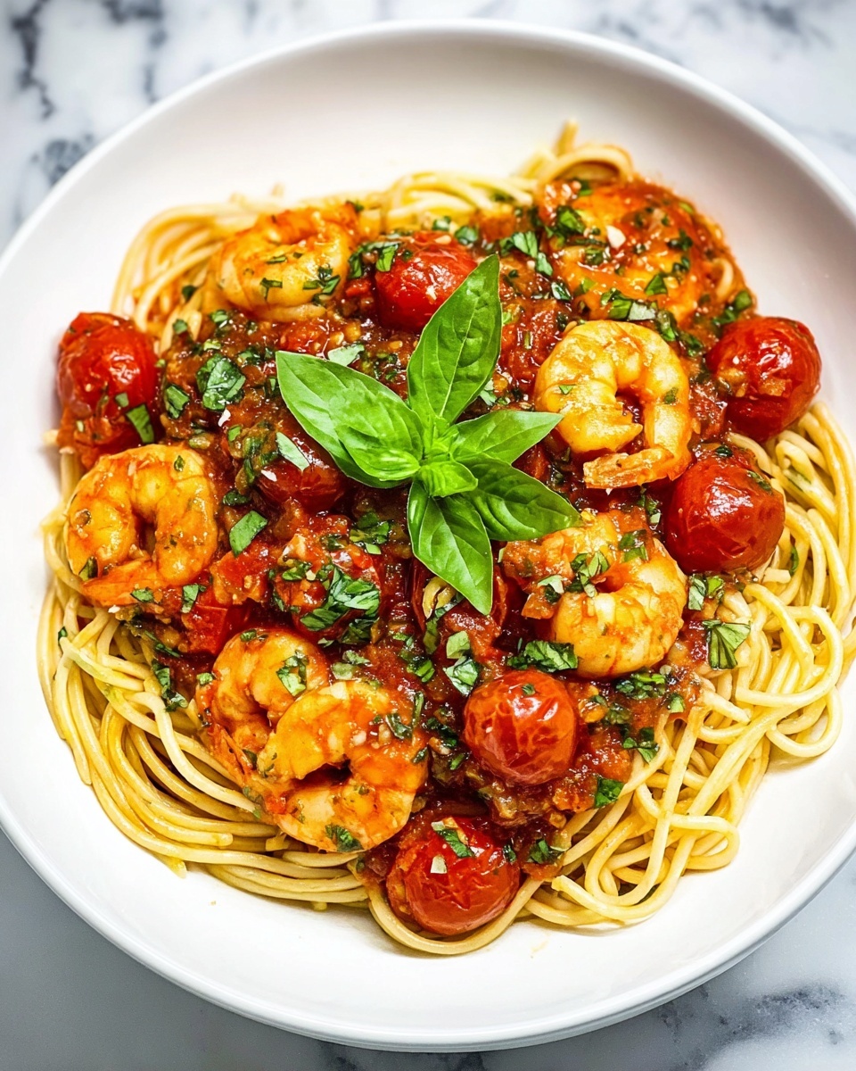 Spicy Tomato and Prawn Pasta Recipe - Recipe Image