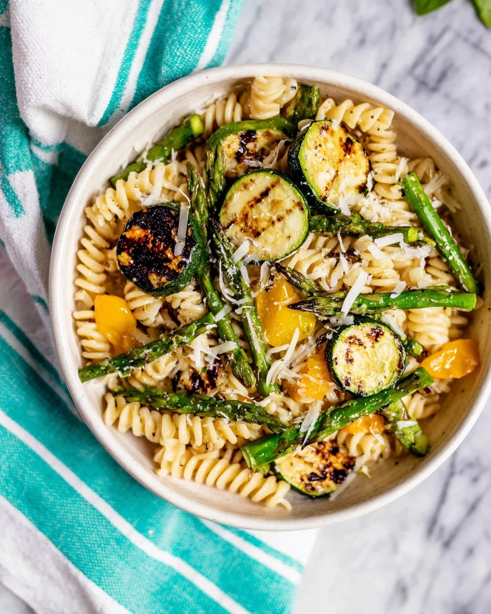 Grilled Vegetable Pasta Salad Recipe - Recipe Image