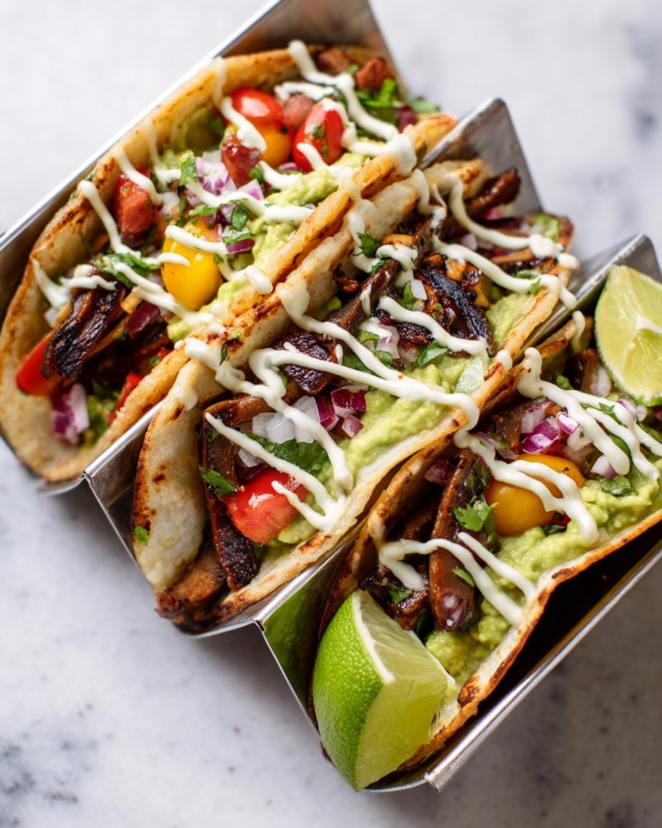 Portobello Mushroom Tacos Recipe - Recipe Image